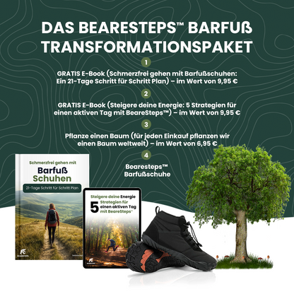 Leaf | Gesunde Fußhaltung & Rutschfeste Unisex Alltags-Barfußschuhe (1+1)