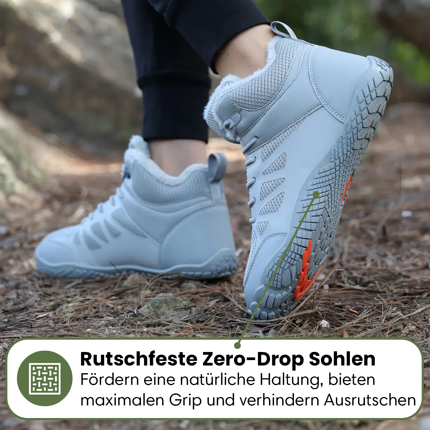 Frost Pro | Gesunde Fußhaltung & Wasserabweisende Winter Barfußschuhe (1+1)