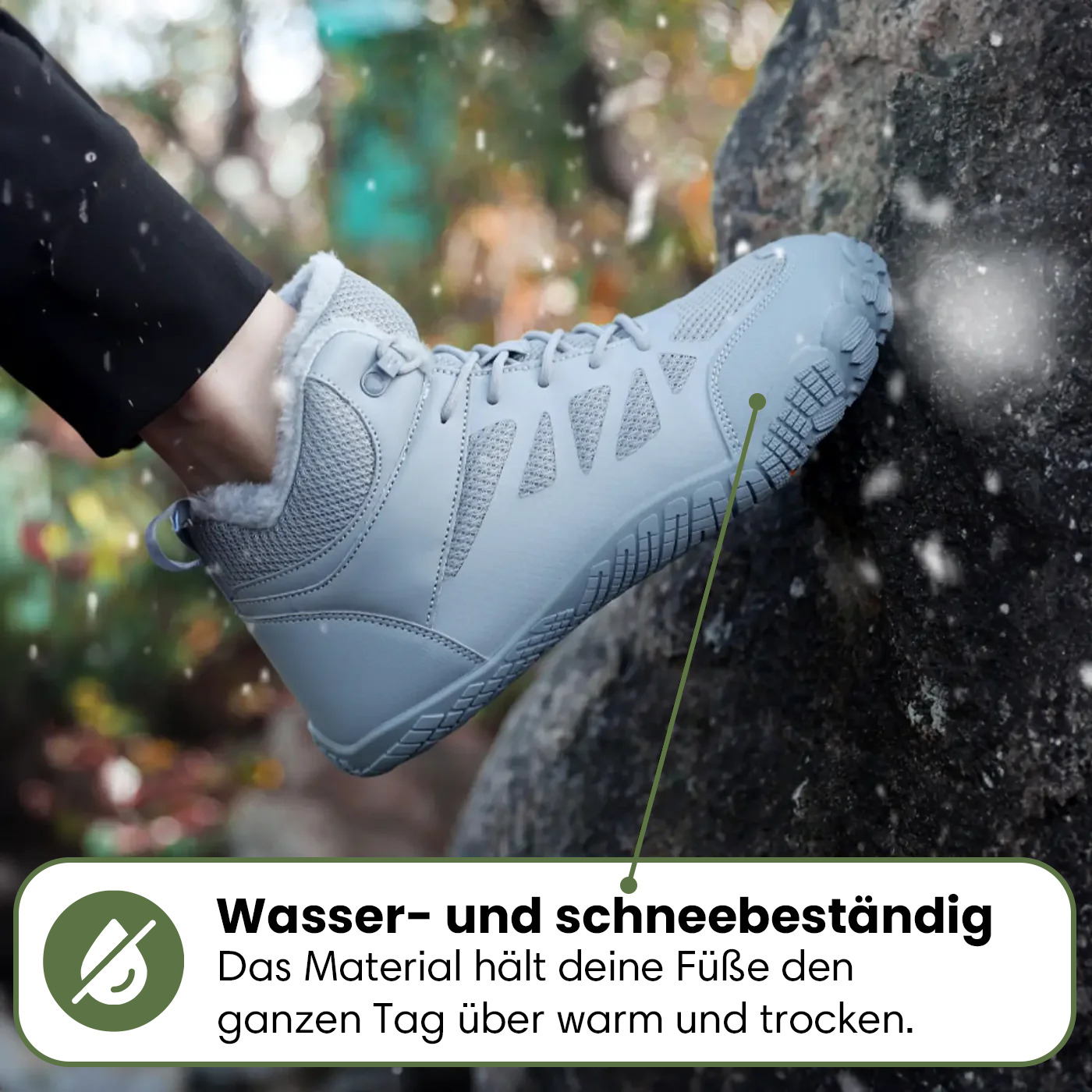 Frost Pro | Gesunde Fußhaltung & Wasserabweisende Winter Barfußschuhe (1+1)