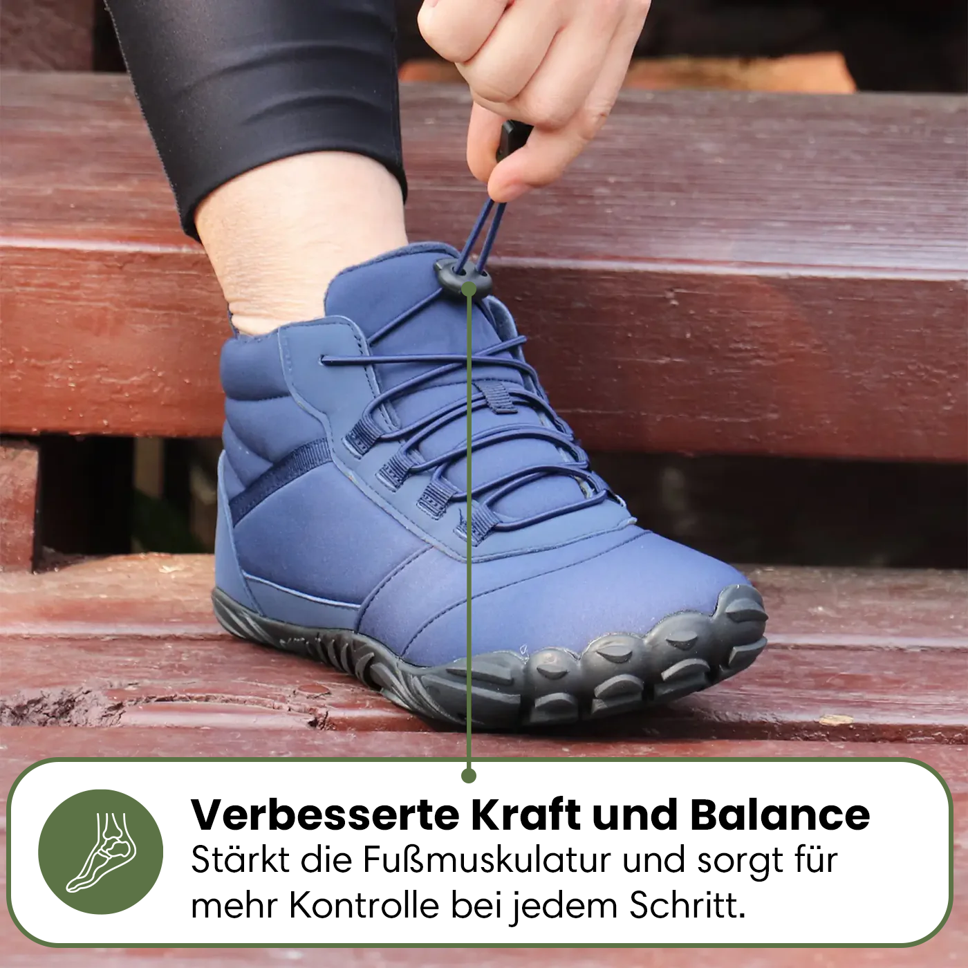 Polar | Gesunde Fußhaltung & Wasserabweisende Winter Barfußschuhe (1+1)