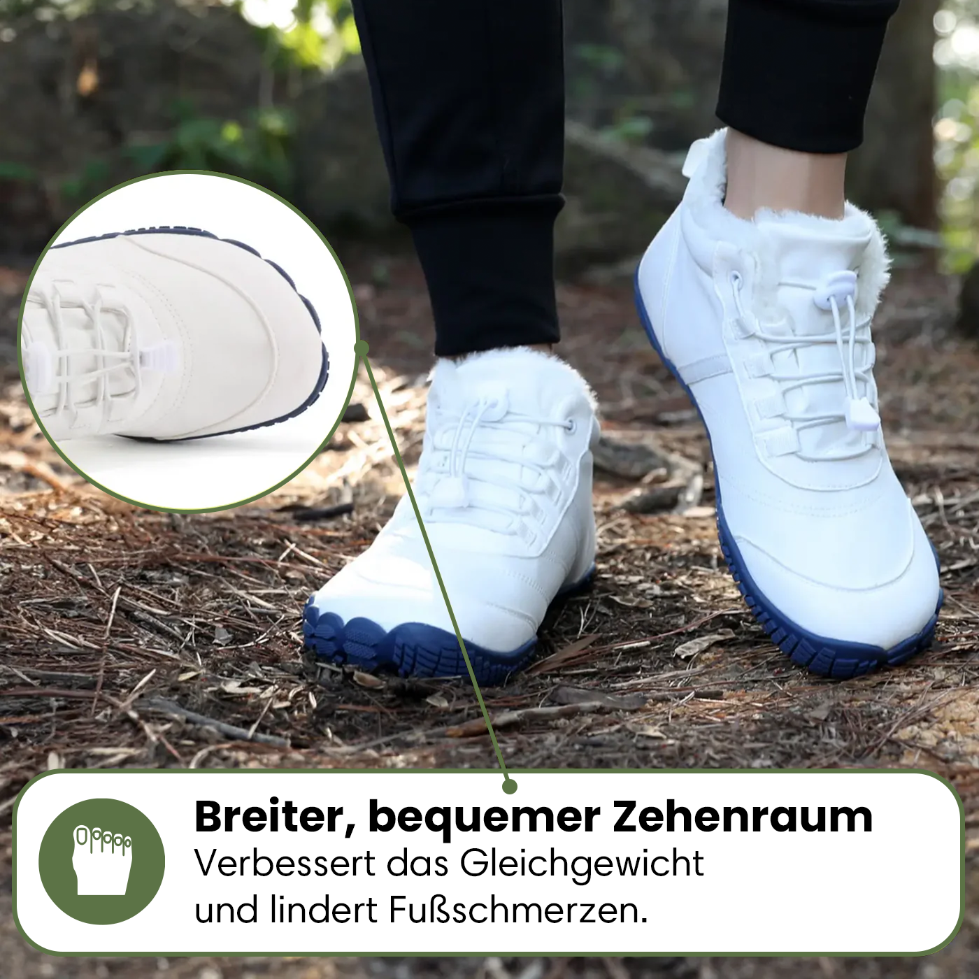 Thermo | Gesunde Fußhaltung & Wasserabweisende Winter Barfußschuhe (1+1)