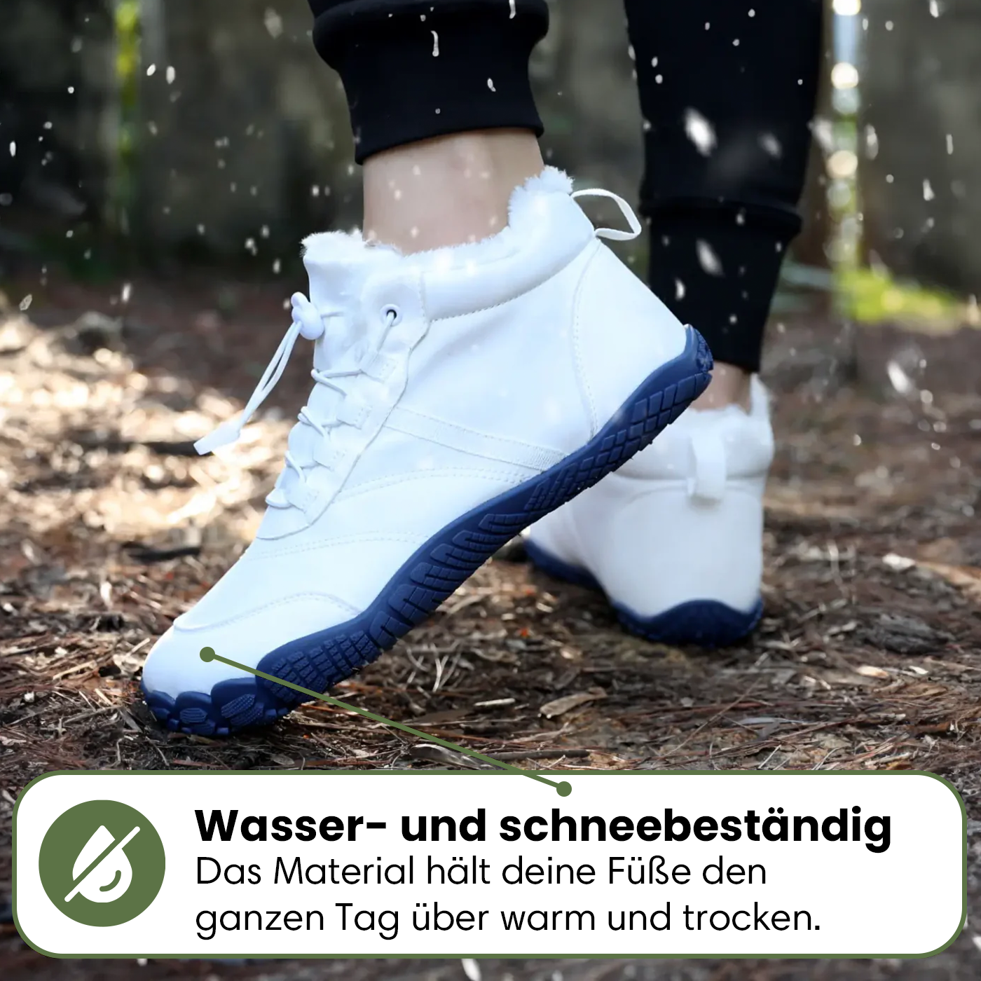 Thermo | Gesunde Fußhaltung & Wasserabweisende Winter Barfußschuhe (1+1)