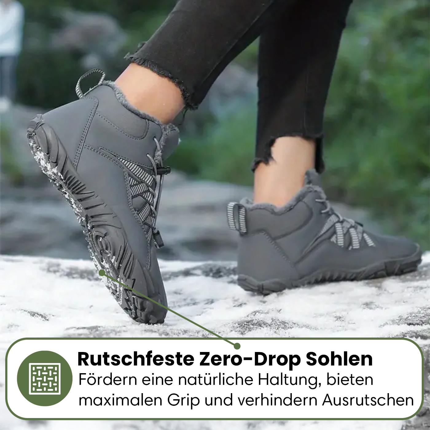 Arctic | Gesunde Fußhaltung & Wasserabweisende Winter Barfußschuhe (1+1)