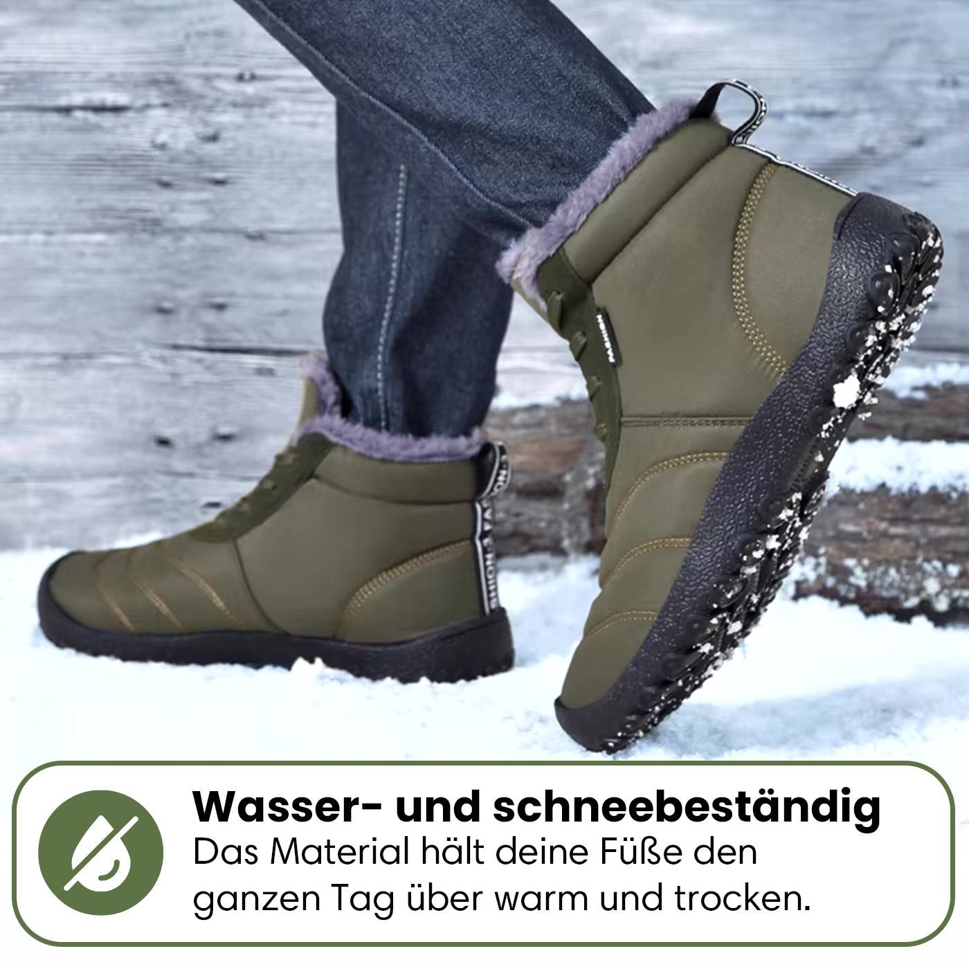 Frost | Gesunde Fußhaltung & Wasserabweisende Winter Barfußschuhe (1+1)