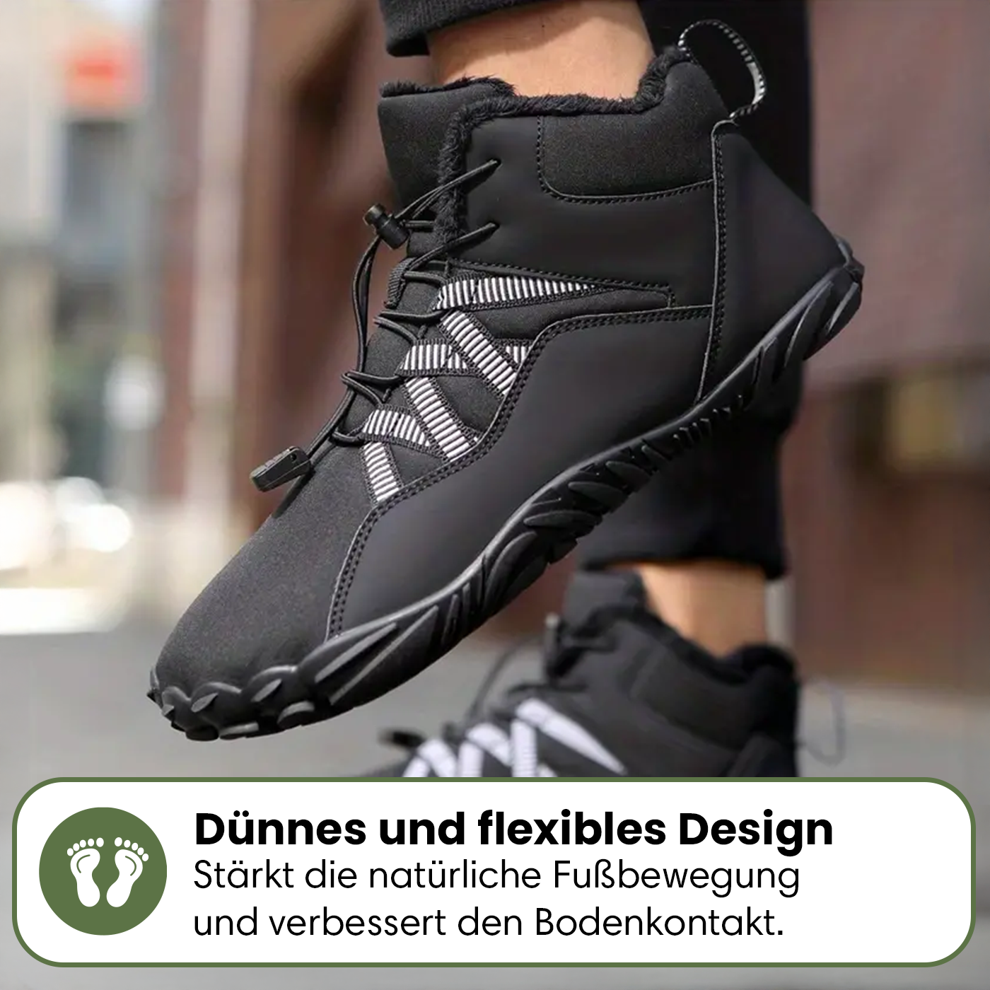 Arctic | Gesunde Fußhaltung & Wasserabweisende Winter Barfußschuhe (1+1)